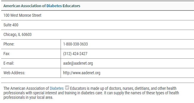 Tel. Diabetes educator