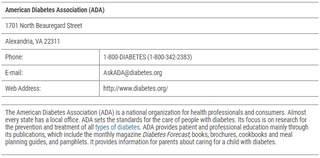 contact American Diabetes Association 